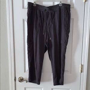 Lands' End Women's Dark Grey Capris